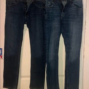 2 pair True Craft men’s jeans 34x32,     SLIM FIT